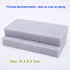 100pcs/lot Melamine Sponge Magic Sponge Eraser Gray White Cleaner Multi-functional Cleaning Nano Cleaning Sponges 10x6x2cm