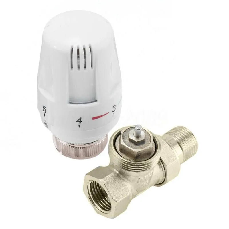 Plumbing Thermostatic Valve Pneumatic Temperature Heater Control Valve Remote Controller Radiator Head For Heating System 230V
