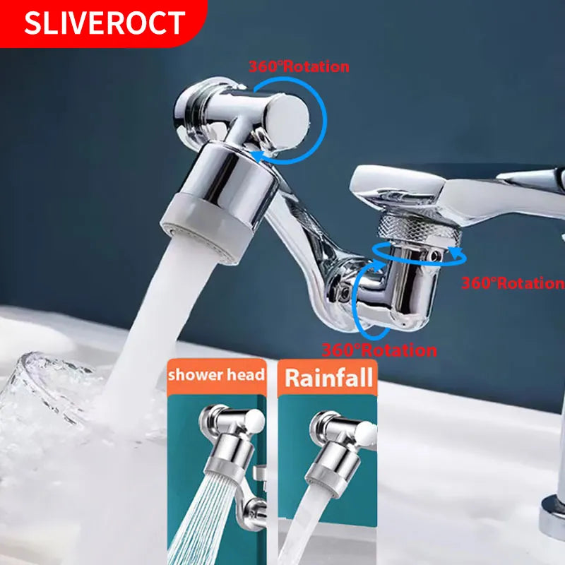 180°Rotatable Faucet Spray Head Wash Basin Kitchen Tap Extender Adapter Universal Splash Filter Nozzle Flexible Faucets Sprayer