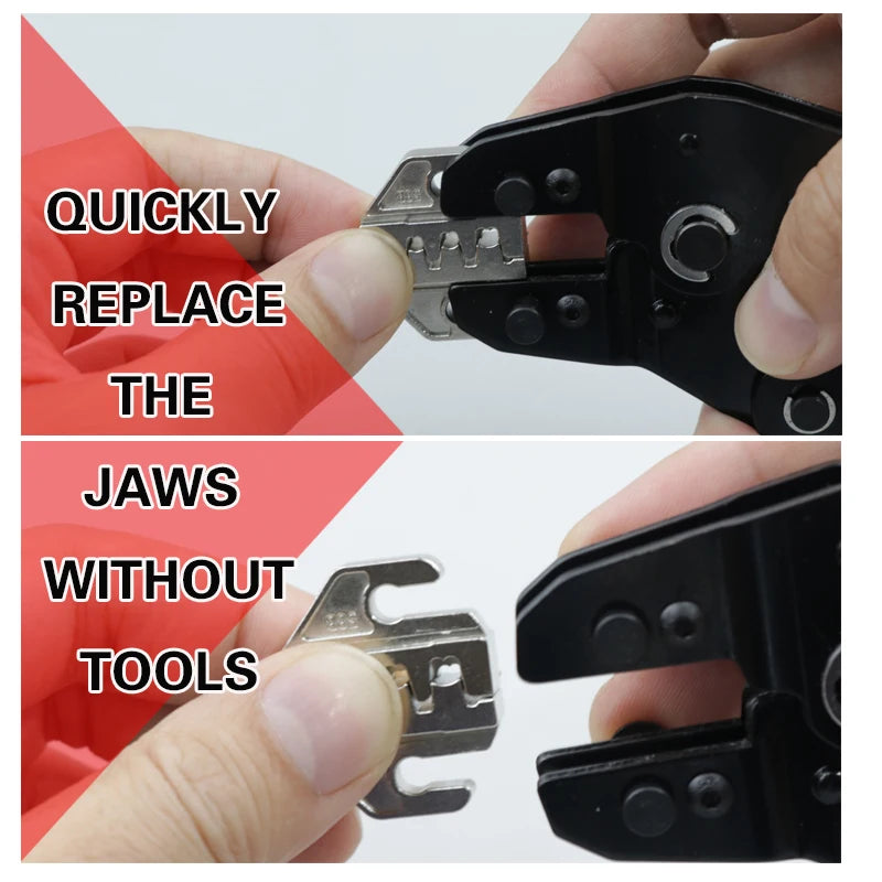 Crimping Pliers SN-58B quick jaws replacement for tab 2.8 4.8 6.3/tube/Photovoltaic/insuated Terminals Electrical Clamp Tools