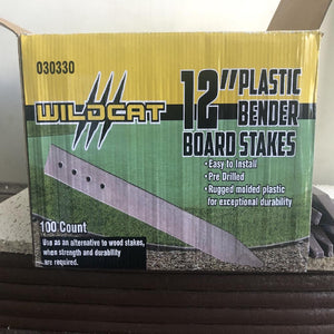 Stakes for bender boards
